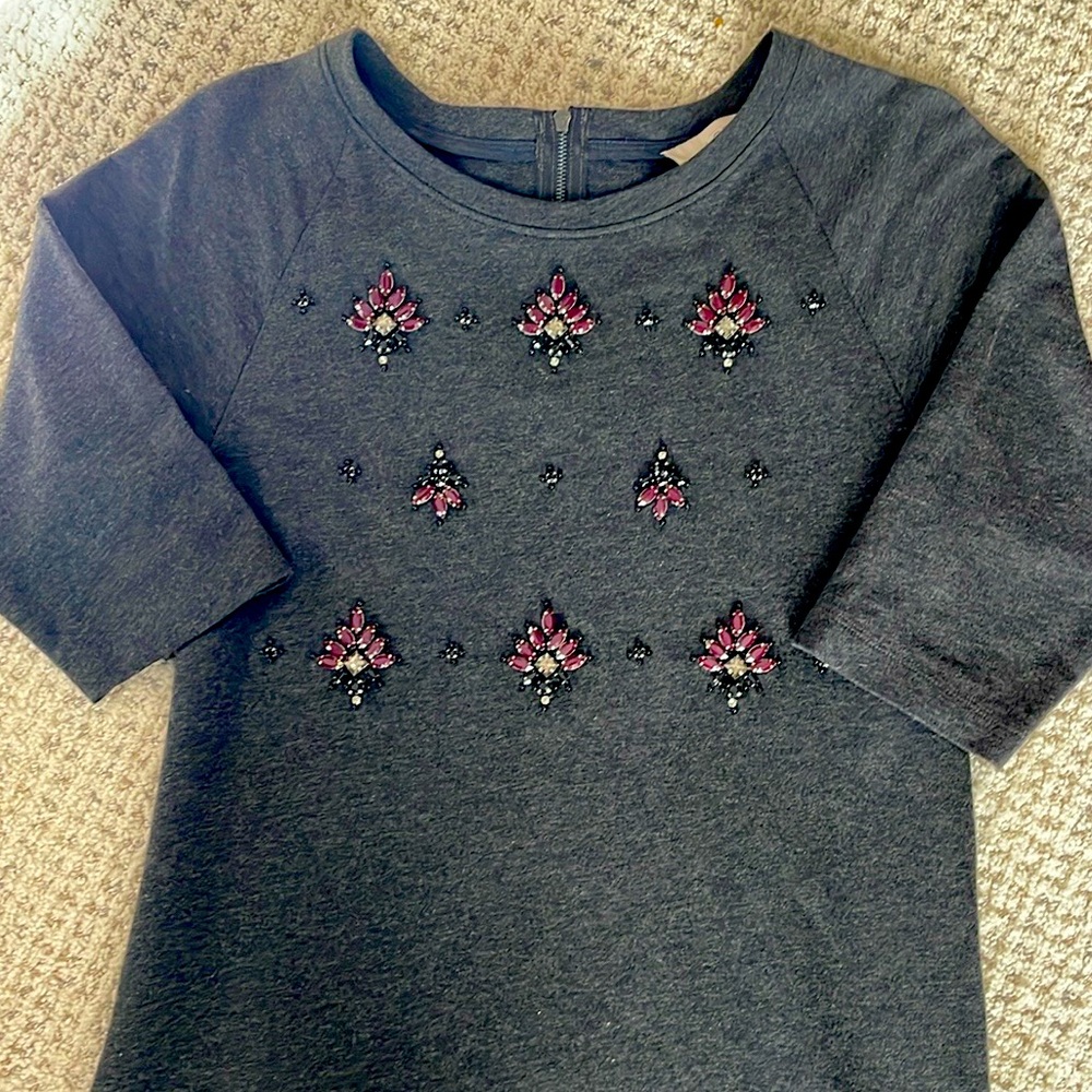 Embellished Black Dress